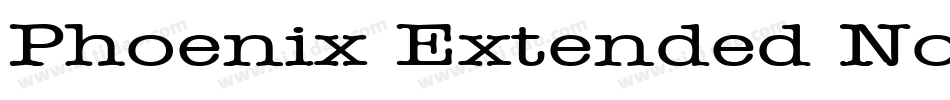 Phoenix Extended Normal字体转换